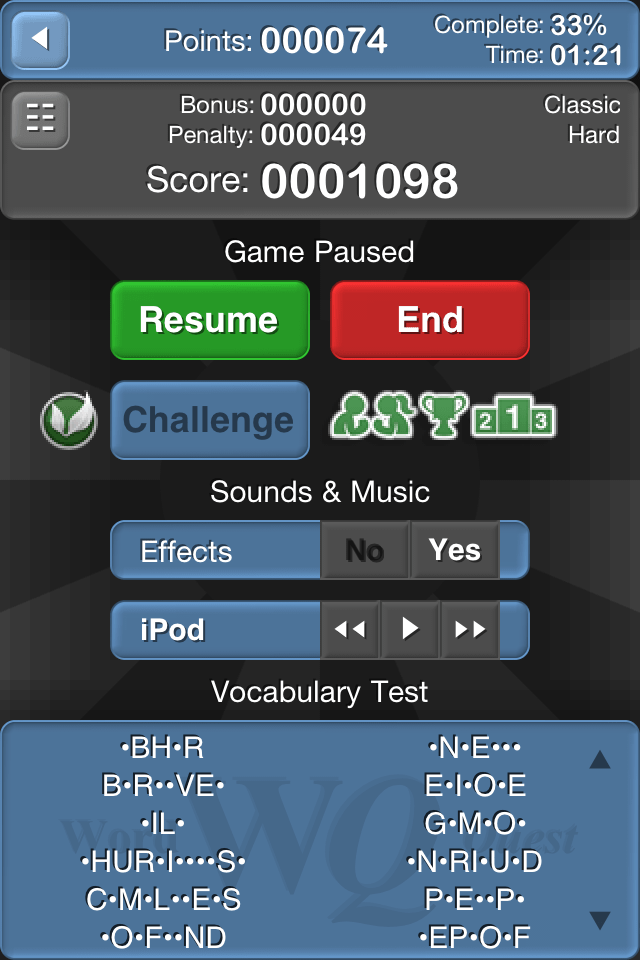 Word Quest PLUSスクリーンショット