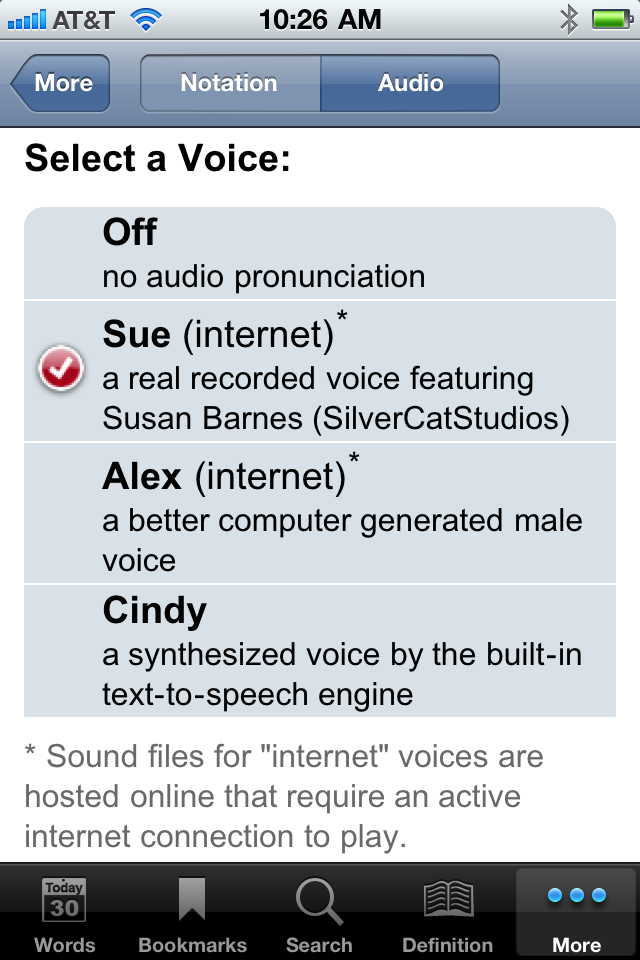 WordBook English Dictionary & Thesaurusスクリーンショット