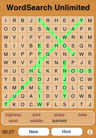 WordSearch Unlimited Freeスクリーンショット