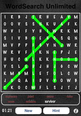 WordSearch Unlimited Freeスクリーンショット