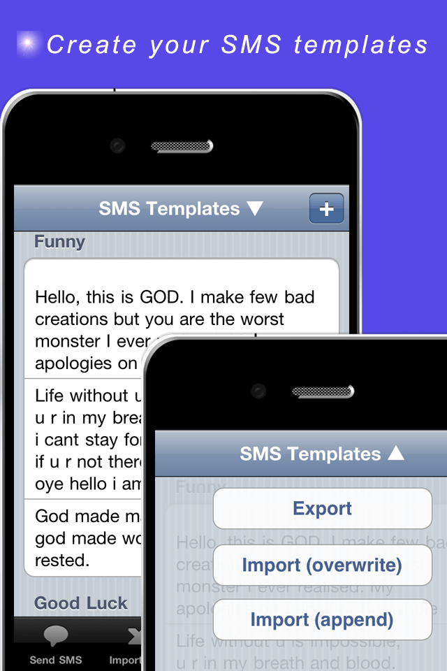 ExcelSMS Lite – Group Text from Excelスクリーンショット