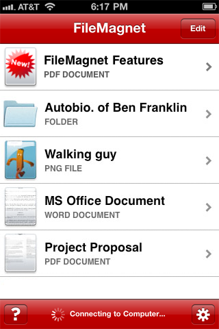 FileMagnet – Read and e-mail your documents on the goスクリーンショット