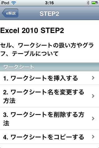 e解説 Excel 2010スクリーンショット