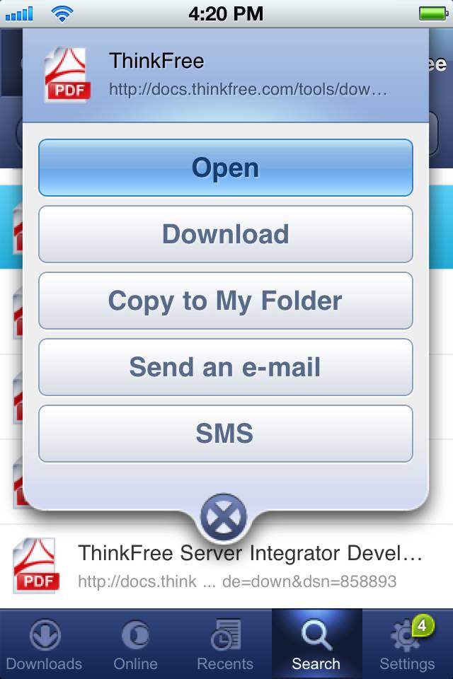 ThinkFree Office Mobileスクリーンショット