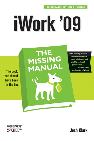 iWork 09: The Missing Manualスクリーンショット