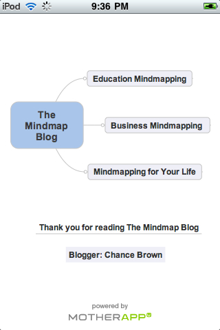 The Mindmap Blogスクリーンショット