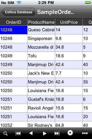 Cellica Database for iPhone (Database Viewer Plus)スクリーンショット