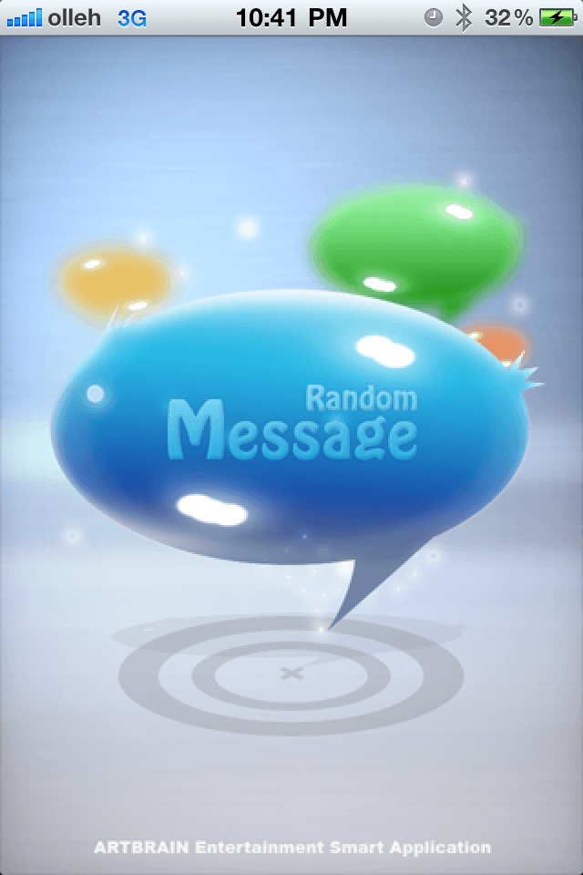 RandomMessageスクリーンショット