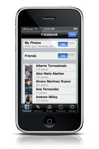 Air Frame – The online digital photo album for Flickr and Facebookスクリーンショット