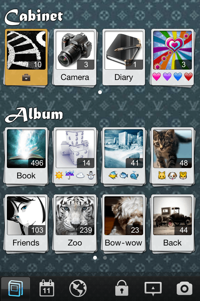 Album Manager + Photo Diary HD (Facebook,Twitter,Flickr)スクリーンショット