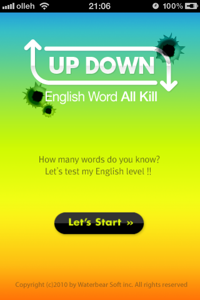 アップダウン　英語単語 All Killスクリーンショット