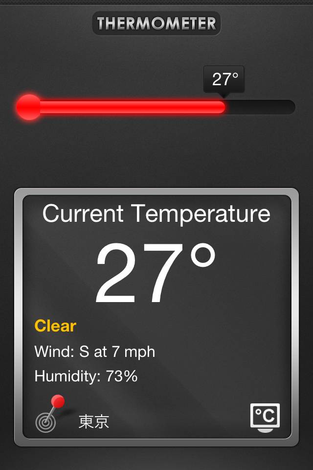温度計 & 天気スクリーンショット